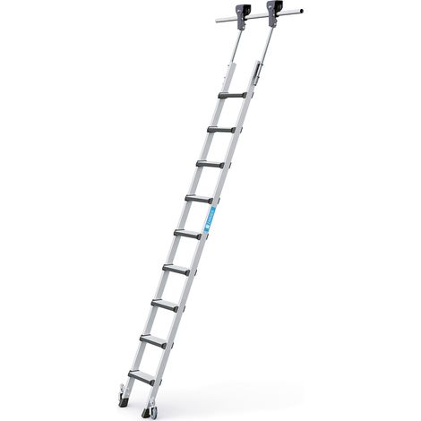 ZARGES Comfortstep Trec LH - LM-Stufen-Regalleiter 9 Stufen (1/5)