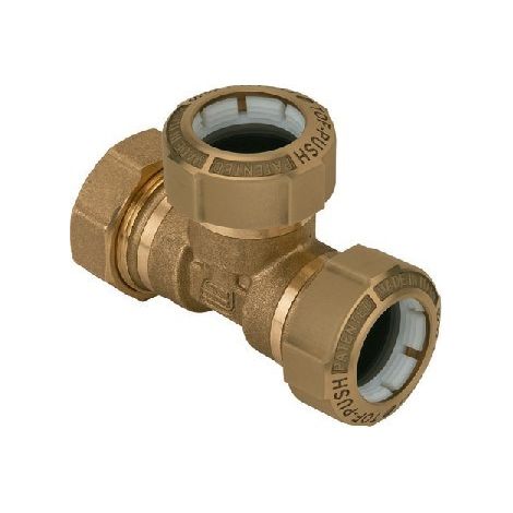 TOF/T PE Push giunto a T per PE con anello in plastica ø50 x ø50 01050008P