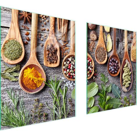 GLASSCHUTZPLATTE FÜR HERD 85x52 SPICES (1/5)