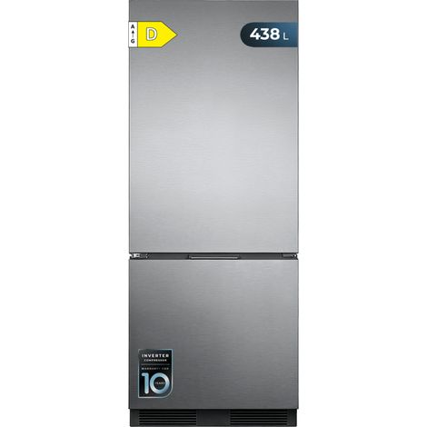 Cecotec Frigorífico Combi Integrable No Frost de 427L Bolero CoolSilver Combi FD BI 427 Elite D. 199,5cm de Alto, 76,4cm (1/3)