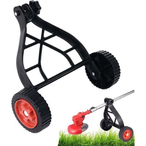 Roues de Support pour Coupe-Bordures, débroussailleuse à conducteur Marchant, Roues de Support Ajustables Accessoires pour Coupe-Bordures Coupe-Bordures Coupe-Gazon Coupe-Fil (1/4)