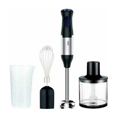 Mixeur plongeant 1000W 5 vitesses réglables – Moteur en cuivre – Lame inox pour broyage de glace – Design ergonomique (1/3)