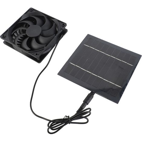 Kit de ventilation solaire pour poulailler, 5 W, 6 V, étanche IP65 (1/5)