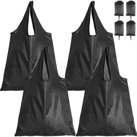 4 Pièces Sac de Courses Pliable, 38x51cm Sac Pliable Courses Poche (1/5)