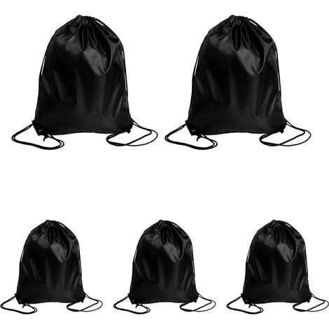 Drawstring Backpack, 5 Stück, 34 cm x 43 cm, Fitness-Rucksack, kann für Reisen, Outdoor-Sport verwendet werden (1/5)