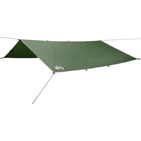 Bâche de camping vert 360x294 cm imperméable CFW965342 (1/5)