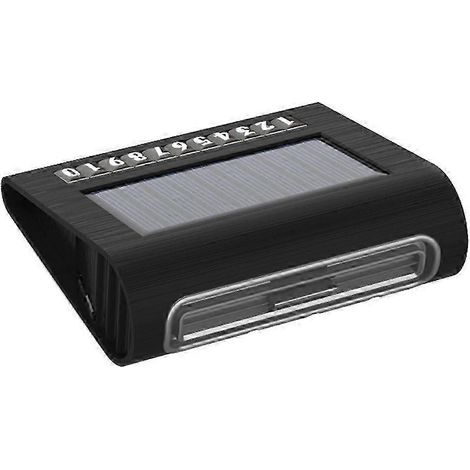 Purificateur d'air solaire pour voiture avec ozone et ions négatifs, élimination des odeurs, accessoire pour plaque d'immatriculation - JXLGV (1/5)