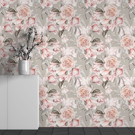Papier peint panoramique - Motif Fleurs - 130 cm x 81 cm (1/3)