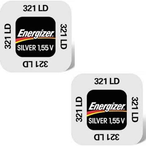 .2 piles Energizer 321LD SR616SW.