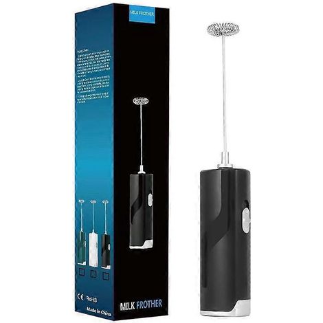 (Noir) Mini mixeur portable sans fil avec mousseur électrique (1/5)