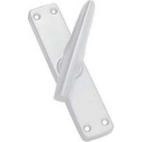 2PZ MARTELLINA "ALU" IN ALLUMINIO ARGENTO - movimento martellina quadro mm.7