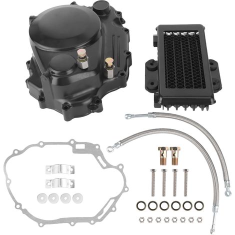 Carter d'huile refroidisseur moteur radiateur avec couvercle d'embrayage droit pour Honda CBF150 (1/5)