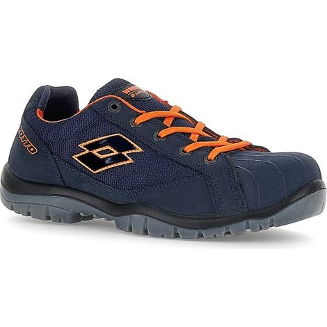 Scarpe Antinfortunistiche Lotto Jump 550 II S1P SR FO Blue/Vibrant Orange 40 (1/2)