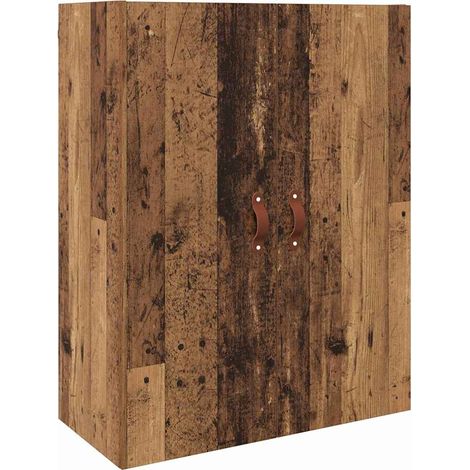 Buffet，Bahut，Meuble mural Marron 69,5 x 34 x 90 cm Bois d'ingénierie CFW18928 (1/5)