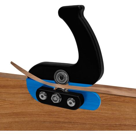 Professionelle Furnierhobel- und Fasenschabermaschine für Tischlerarbeiten, Arbeitsplattenherstellung, Möbel und Laminate. (1/5)