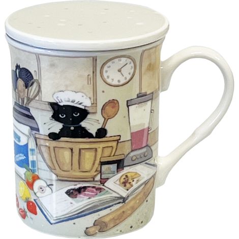 Tisanière chaton patissier avec infuseur (1/2)
