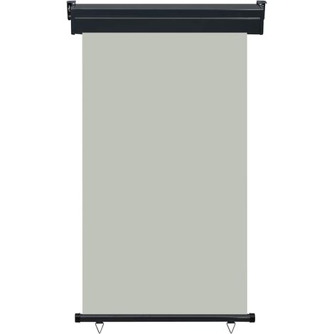 Maison Exclusive - Tendalino Laterale per Balcone 105x250 cm Grigio (1/5)