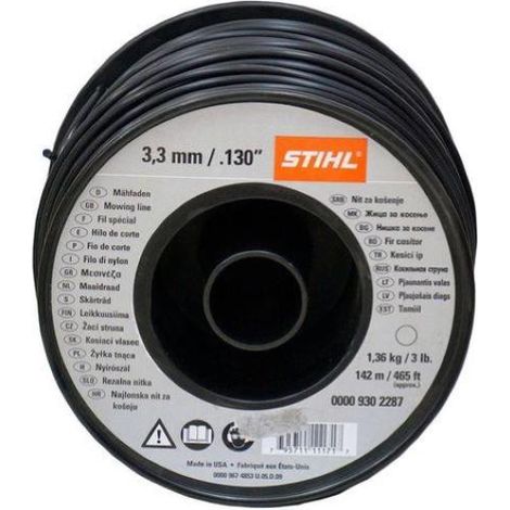 FILO STIHL PER DECESPUGLIATORE TONDO 3,3 MM X 137 MT