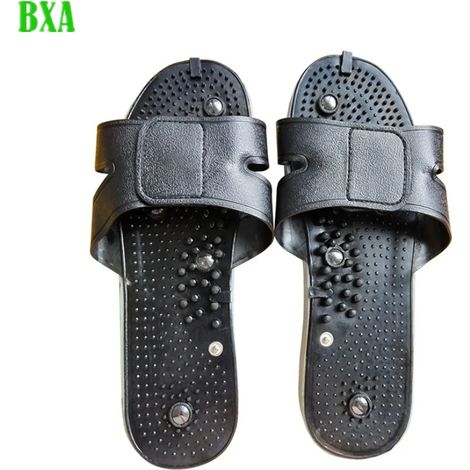 Filiyano-Paire de 2 chaussons de massage à électrodes pour thérapie TENS, appareil de massage relaxant pour le corps et les pieds, chaussons de