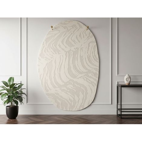 BOBOCHIC - Tapis poils courts ORIAN motif abstrait 200x290 Beige (1/5)