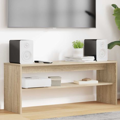 vidaXL  TV Cabinet  Sonoma Oak 100 x 30 x 40 cm Engineered Wood