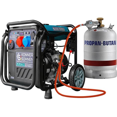 Generatore inverter a GPL/benzina KS 8100iEG 1/3, Generatore inverter ibrido GPL/Benzina con sistema di commutazione di fase 1/3 e avviamento elettrico (1/5)