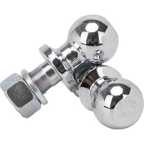 royaluxe -Boule de remorque résistante à la corrosion et à la rouille à haute température, pièces de remorque, boule de crochet de remorque de remplacement, filetage interne + boulon chromé, navire (1/3)