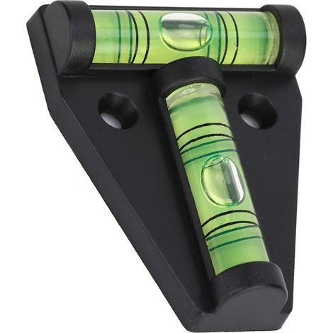 Messinstrument T-Wasserwaage mit Installationsloch-Messwerkzeug für Kameras (Schwarz) (1/5)