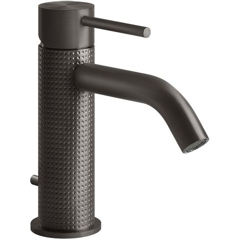 Gessi WT-Einhebelmischer 316 Cesello mit Ablaufgarnitur Metall Schwarz Gebürstet PVD (1/2)