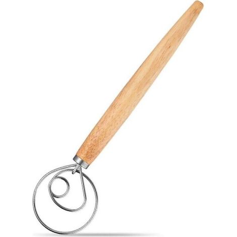 Bobine en acier inoxydable Batteur d’œufs DIY Outils de pâte à pain Accessoires de cuisson Batteurs de fouet danois (1/5)