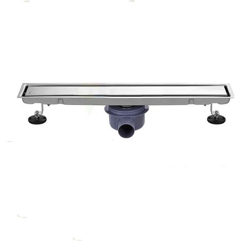 Bonde De Douche - Siphon Sol 360° - Anti-Odeur - Double Filtration - Carrelage Possible - 50 mm - Argenté (1/5)
