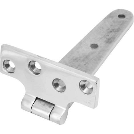 Charnière en T en acier inoxydable épais pour porte d'entrée ou portail, 151 x 75 x 4,5 mm (1/5)