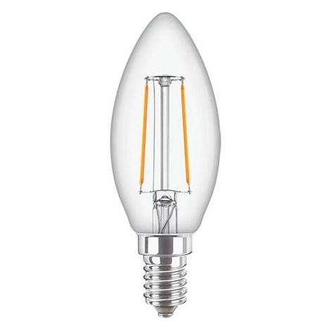 Lampadina Filamento LED E14 2W 250 lm B35 CandelaND   2700K Bianco Caldo (1/3)