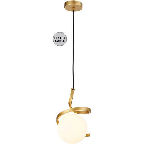 Lampada a sospensione Rabalux Sarabi E27 ottone 150cm (1/4)