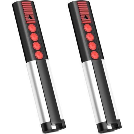 Juego de 2 transmisores portátiles de repuesto para el control remoto de puerta de garaje SOMM-4020V000 de 4 canales y 868,8 MHz, compatible con motores de portón Summer. (1/5)