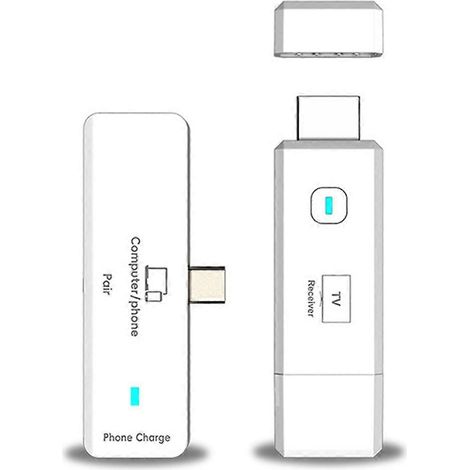 Émetteur/récepteur audio et vidéo sans fil 5,8 GHz compatible HDMI 1080p avec portée Wi-Fi de 50 mètres, adaptateur TV compatible avec les projecteurs (1/5)