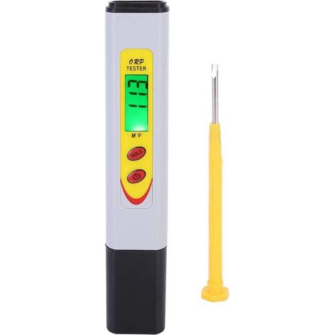 Portable Mini Pen Type ORP Meter Redox Meter Negative Potential Meter Water Quality Tester Pen Analyzer for Aquarium Swimming Pool