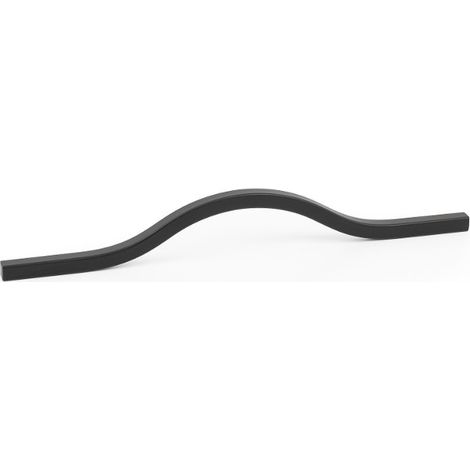 Tirador para mueble Brave 0452 - Negro mate / 240mm / Intereje 192mm