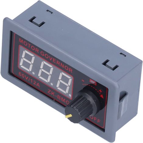 Variateur de vitesse 60V 12A 500W, régulateur numérique réglable pour moteur à courant continu, équipement électronique et automatisation industrielle (1/5)