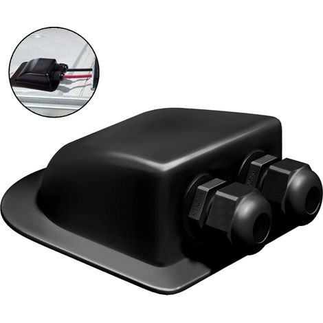 Gland De Passage Câble Double Étanche - Pour Panneaux Solaires Caravanes Bateaux - 2 5 À 6 Mm² - 1 Pièce (1/5)