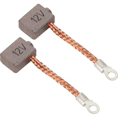 2 Pièces Balais de Charbon pour Moteur de Bateau Électrique avec Ressorts - Accessoire Moteur Marine (1/5)