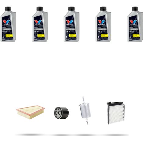 Kit tagliando 4 FILTRI e 5L OLIO compatibile con Dacia Sandero 1.6 77kw dal 2011 (1/5)