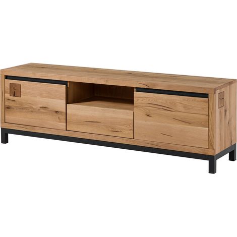 TV-Board Wildeiche 170x40x56 natur geölt VILLANDERS 113