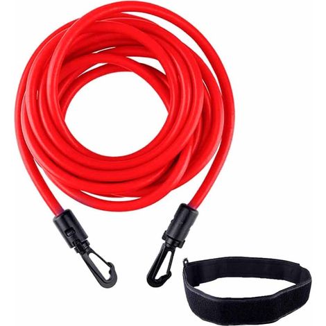 Ceinture De Natation Statique - Corde Élastique Résistante - Pour Entraînement En Place Dans Piscine - 1 Pièce (1/5)