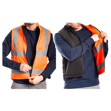 CHALECO ACOLCHADO REVERSIBLE RICA LEWIS Talla M