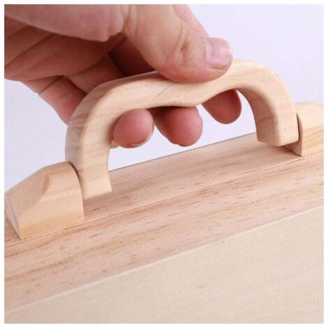 Coffret Outils Menuisier 16 Pièces en Métal et Bois Massif Compact pour Démontage et Assemblage Pratique (1/4)