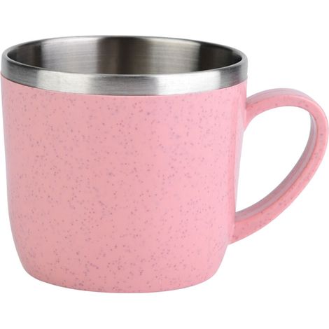 Pichet à mousse de lait en acier inoxydable de 574ml, récipient à café Latte, ustensiles de tasse, rose rouge (1/5)