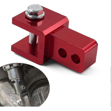 Rehausse d'amortisseur de moto 8 mm, rehausseur de suspension rouge ( ) (1/5)