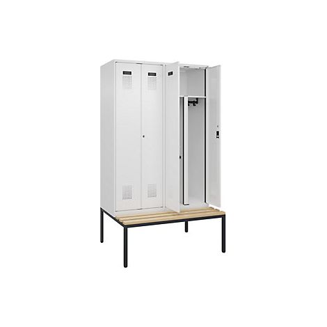 kaiserkraft  Armadietto sporco/pulito con panca Evolo PLUS  4