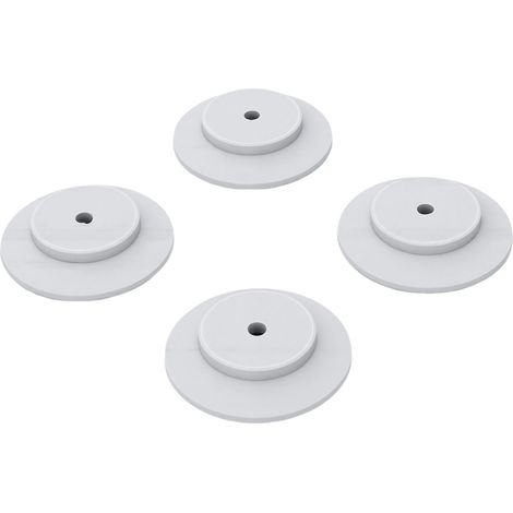 Lot de 4 Patins en Caoutchouc pour Surjeteuse Singer 14HD854 S0100 HD0450S SE017 14CG744 Huskylock S15 Pfaff Hobbylock 2.0 Antidérapants (1/4)